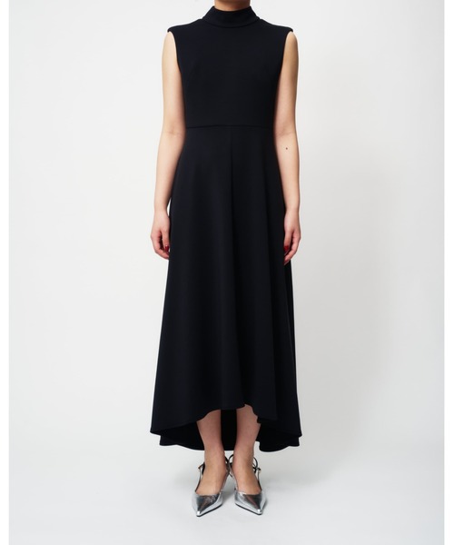 THINGS THAT MATTER（シングス ザット マター）の「SPONDISH JERSEY LONG FLARE DRESS / スポンディッシュジャージロングフレアドレス（ワンピース・レディース・ブラック/グリーン・1/2）」の19枚目の写真