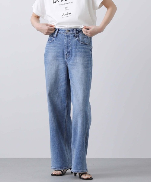 Gready Brilliant（グレディブリリアン）の「Ｈｅａｌｔｈｙストレートデニム（デニムパンツ・レディース・ブルー系・25/24）」の10枚目の写真