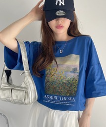 絵画プリント ビッグTシャツ