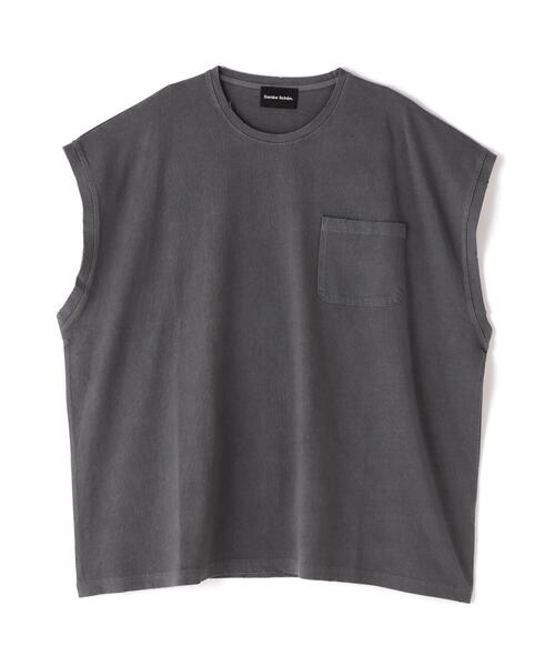 DANKE SCHON（ダンケシェーン）の「【WEB&DEPOT限定】DankeSchon/ダンケシェーン/活性染ポケットノースリーブ（タンクトップ・レディース・ベージュ/ブラック・L/M）」の12枚目の写真