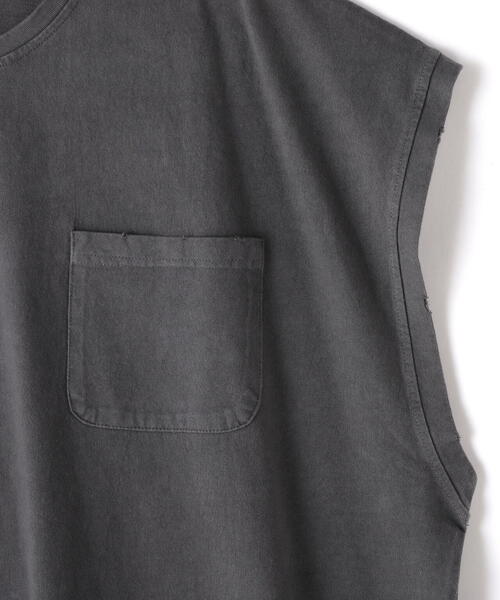 DANKE SCHON（ダンケシェーン）の「【WEB&DEPOT限定】DankeSchon/ダンケシェーン/活性染ポケットノースリーブ（タンクトップ・レディース・ベージュ/ブラック・L/M）」の17枚目の写真