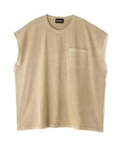 DANKE SCHON（ダンケシェーン）の「【WEB&DEPOT限定】DankeSchon/ダンケシェーン/活性染ポケットノースリーブ（タンクトップ・レディース・ベージュ/ブラック・L/M）」の22枚目の写真