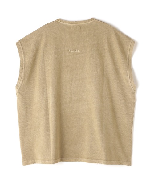 DANKE SCHON（ダンケシェーン）の「【WEB&DEPOT限定】DankeSchon/ダンケシェーン/活性染ポケットノースリーブ（タンクトップ・レディース・ベージュ/ブラック・L/M）」の10枚目の写真