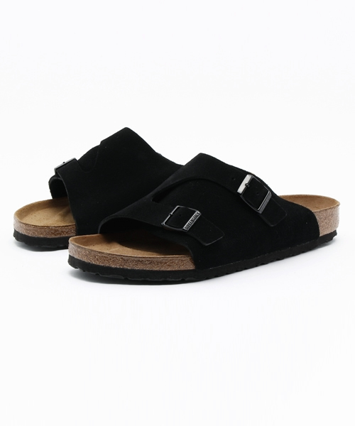 BIRKENSTOCK（ビルケンシュトック）の「【BIRKENSTOCK】ZURICHスエードレザー（サンダル・メンズ・ベージュ/ブラック・41/42）」の2枚目の写真