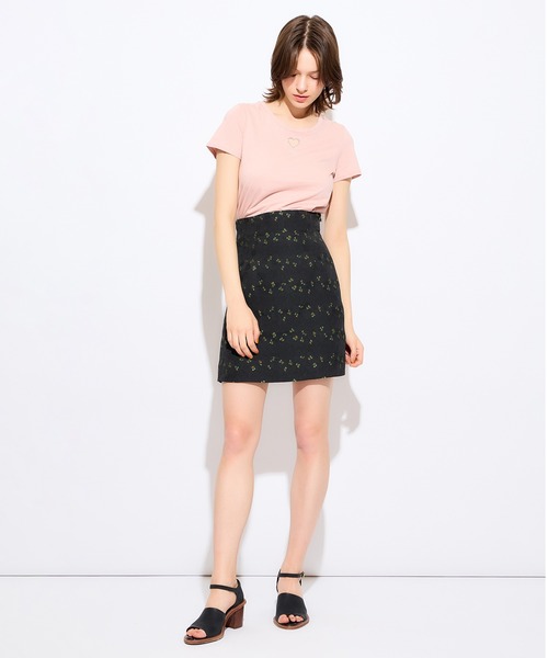 DEICY(デイシー)の「ハートカットアウトTシャツ(Tシャツ/カットソー・レディース・ピンク/ベージュ/オフホワイト・FREE)」の12枚目の写真