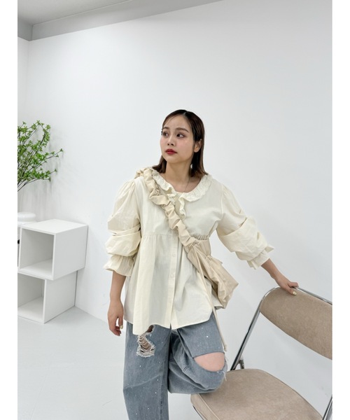 jumelle（ジュメロ）の「moon gather bodybag（ショルダーバッグ・レディース・ベージュ・FREE）」の16枚目の写真