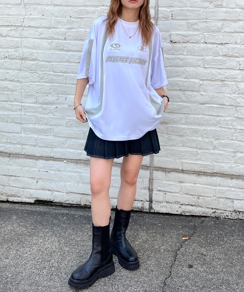 WHO'S WHO gallery(フーズフーギャラリー)の「【SLOPPY/スロッピー】ユニフォームトップス(Tシャツ/カットソー・レディース・ブラック/ネイビー/オフホワイト・FREE)」の15枚目の写真