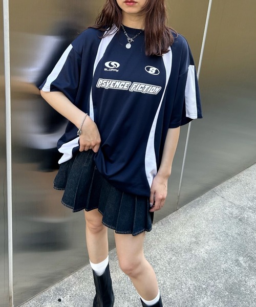 WHO'S WHO gallery(フーズフーギャラリー)の「【SLOPPY/スロッピー】ユニフォームトップス(Tシャツ/カットソー・レディース・ブラック/ネイビー/オフホワイト・FREE)」の17枚目の写真