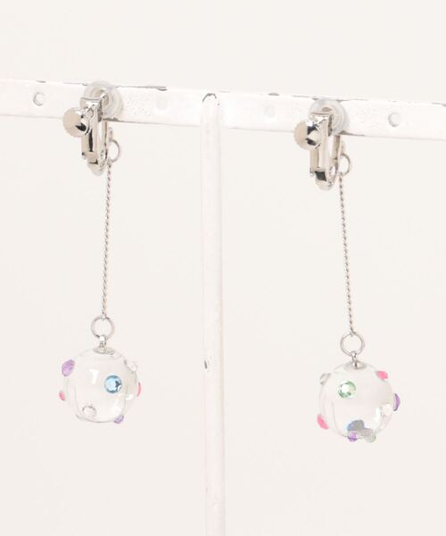 tone(トーン)の「【miuland】color drops(MA)(イヤリング・レディース・クリア・FREE)」の4枚目の写真