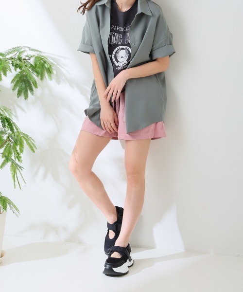 DEMETER(デメテル)の「軽量 厚底 ボリュームソール ベルクロストラップ スニーカーサンダル(サンダル・レディース・ブラック系その他/ブラック/ホワイト・S/M/L/LL)」の13枚目の写真