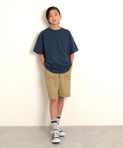 GLAZOS(グラソス)の「【撥水】ナイロンワッシャー・ベイカーハーフパンツ(その他パンツ・キッズ・カーキ/ベージュ/ネイビー/グレー/オレンジ/イエロー・150cm/140cm/160cm/170cm)」の8枚目の写真