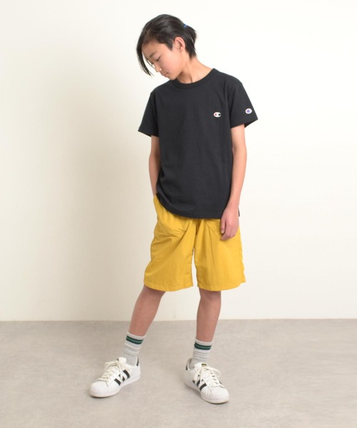 GLAZOS(グラソス)の「【撥水】ナイロンワッシャー・ベイカーハーフパンツ(その他パンツ・キッズ・カーキ/ベージュ/ネイビー/グレー/オレンジ/イエロー・150cm/140cm/160cm/170cm)」の10枚目の写真
