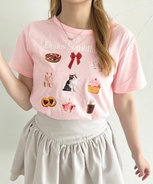French girly collection イロイロプリントTシャツ【ZOZOTOWN限定アイテム】