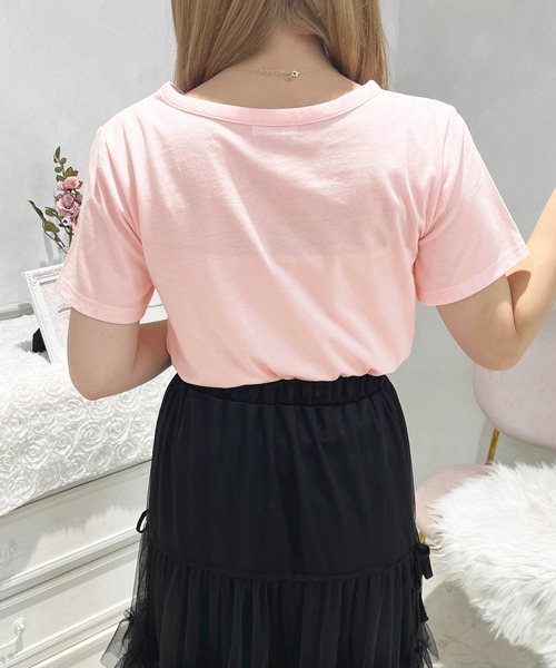 apres jour(アプレジュール)の「French girly collection イロイロプリントTシャツ【ZOZOTOWN限定アイテム】(Tシャツ/カットソー・レディース・オフホワイト/ライトピンク・X-LARGE/フリー)」の14枚目の写真