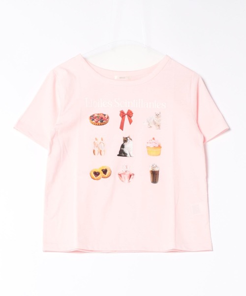 apres jour(アプレジュール)の「French girly collection イロイロプリントTシャツ【ZOZOTOWN限定アイテム】(Tシャツ/カットソー・レディース・オフホワイト/ライトピンク・X-LARGE/フリー)」の22枚目の写真