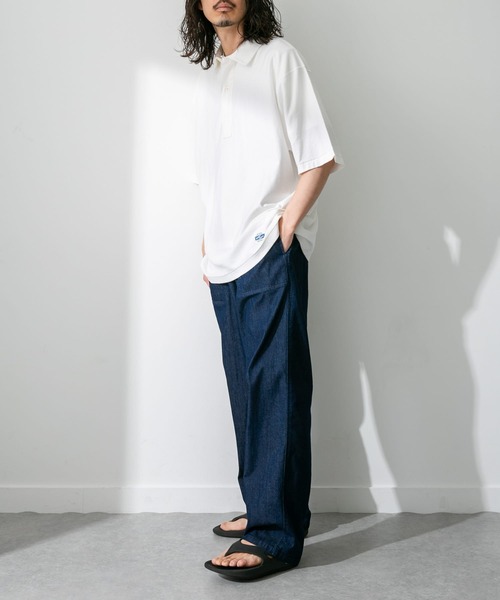 ARMY TWILL（アーミーツイル）の「ARMY TWILL　Back Jersey Pullover Shirts（ポロシャツ・メンズ・ブルー/ホワイト/カーキ・MEDIUM/LARGE）」の6枚目の写真