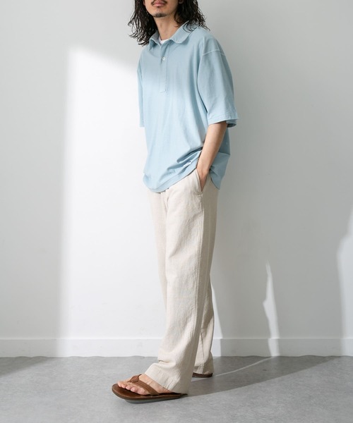 ARMY TWILL（アーミーツイル）の「ARMY TWILL　Back Jersey Pullover Shirts（ポロシャツ・メンズ・ブルー/ホワイト/カーキ・MEDIUM/LARGE）」の13枚目の写真