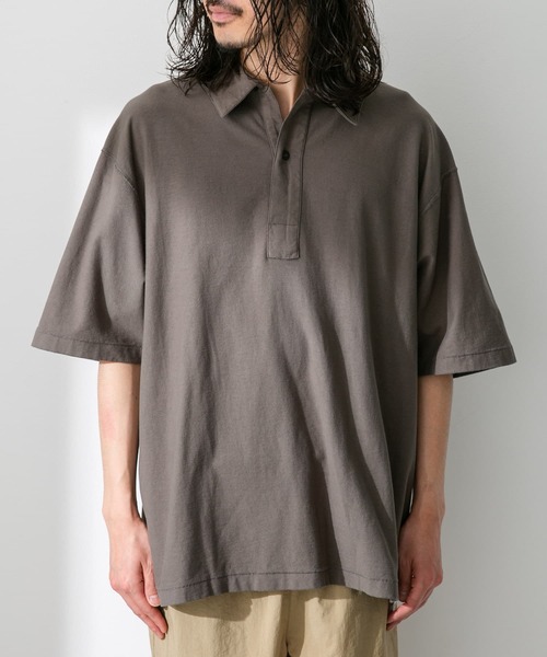 ARMY TWILL（アーミーツイル）の「ARMY TWILL　Back Jersey Pullover Shirts（ポロシャツ・メンズ・ブルー/ホワイト/カーキ・MEDIUM/LARGE）」の14枚目の写真