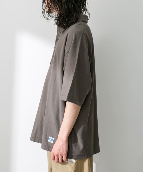 ARMY TWILL（アーミーツイル）の「ARMY TWILL　Back Jersey Pullover Shirts（ポロシャツ・メンズ・ブルー/ホワイト/カーキ・MEDIUM/LARGE）」の15枚目の写真