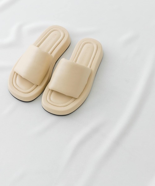 RODE SKO（ロデスコ）の「プラットフォームパフサンダル（サンダル・レディース・アイボリー/ブラック・38/37）」の13枚目の写真