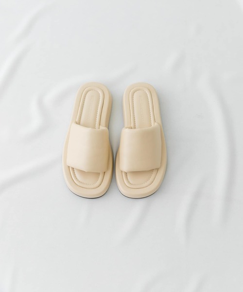 RODE SKO（ロデスコ）の「プラットフォームパフサンダル（サンダル・レディース・アイボリー/ブラック・38/37）」の14枚目の写真