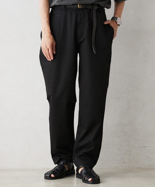 JOURNAL STANDARD relume(ジャーナルスタンダード レリューム)の「AMERICAN フェード チノスラックス By SUPIMA(チノパンツ・メンズ・ベージュ/ブラック/オリーブ/ブラックミックス・LARGE/MEDIUM)」の2枚目の写真