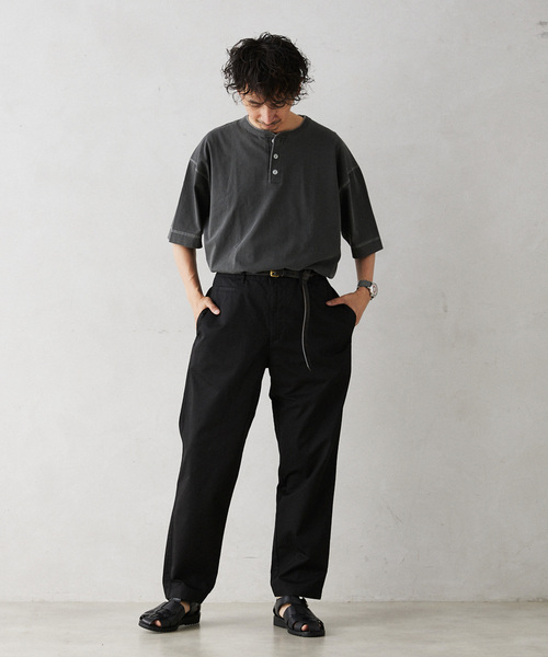 JOURNAL STANDARD relume(ジャーナルスタンダード レリューム)の「AMERICAN フェード チノスラックス By SUPIMA(チノパンツ・メンズ・ベージュ/ブラック/オリーブ/ブラックミックス・LARGE/MEDIUM)」の5枚目の写真