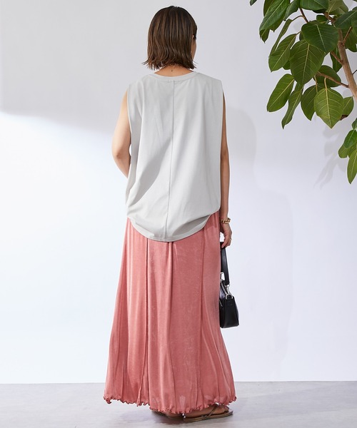 un dix cors（アンディコール）の「シャイニーイージースカート（スカート・レディース・ブラック/ブラウン/ピンク・FREE）」の14枚目の写真