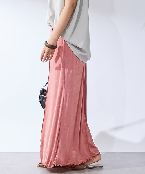 un dix cors（アンディコール）の「シャイニーイージースカート（スカート・レディース・ブラック/ブラウン/ピンク・FREE）」の9枚目の写真