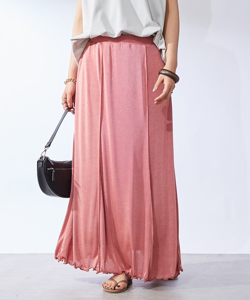 un dix cors（アンディコール）の「シャイニーイージースカート（スカート・レディース・ブラック/ブラウン/ピンク・FREE）」の7枚目の写真