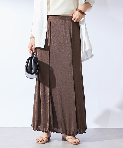 un dix cors（アンディコール）の「シャイニーイージースカート（スカート・レディース・ブラック/ブラウン/ピンク・FREE）」の17枚目の写真