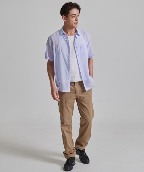 Eddie Bauer(エディーバウアー)の「ボイル 半袖シャツ(シャツ/ブラウス・メンズ・ダークネイビー/ホワイト/サファリグリーン/ブルー・L/XL/S/XXL/M)」の20枚目の写真