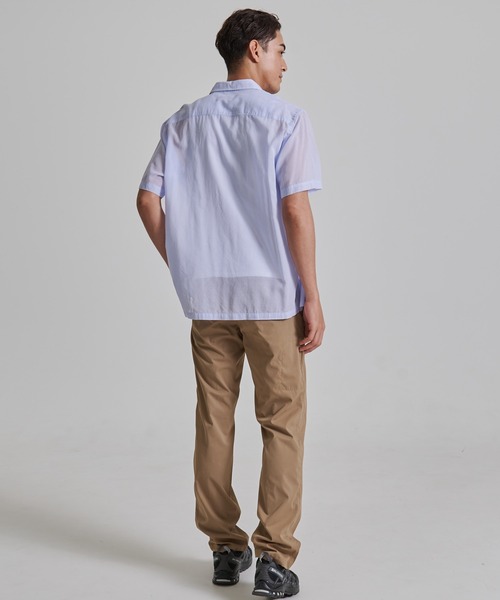 Eddie Bauer(エディーバウアー)の「ボイル 半袖シャツ(シャツ/ブラウス・メンズ・ダークネイビー/ホワイト/サファリグリーン/ブルー・L/XL/S/XXL/M)」の22枚目の写真