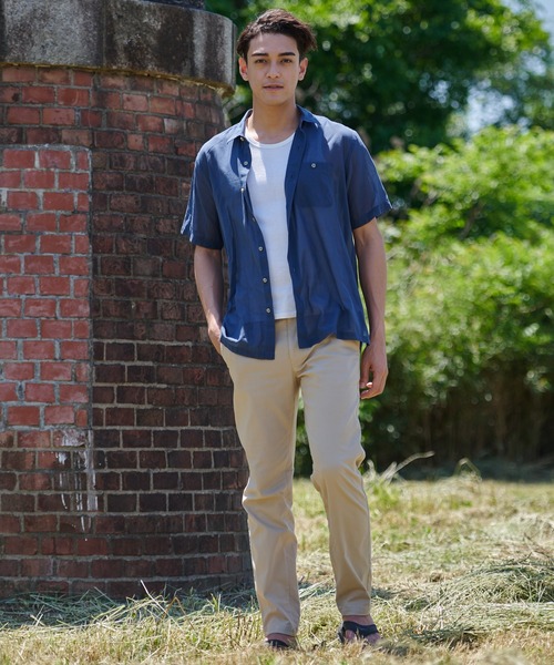 Eddie Bauer(エディーバウアー)の「ボイル 半袖シャツ(シャツ/ブラウス・メンズ・ダークネイビー/ホワイト/サファリグリーン/ブルー・L/XL/S/XXL/M)」の8枚目の写真