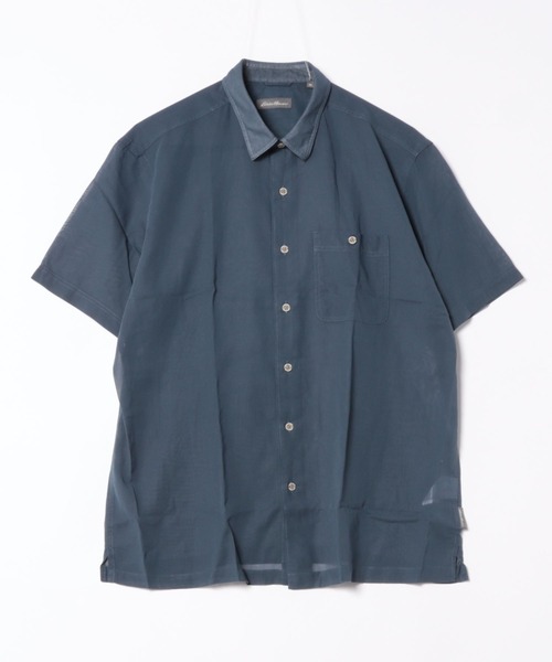 Eddie Bauer(エディーバウアー)の「ボイル 半袖シャツ(シャツ/ブラウス・メンズ・ダークネイビー/ホワイト/サファリグリーン/ブルー・L/XL/S/XXL/M)」の9枚目の写真