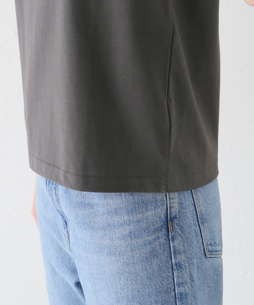 B.C STOCK(ベーセーストック)の「フロッキープリントTシャツ(Tシャツ/カットソー・レディース・ブラック系その他/ベージュ/ホワイト・FREE)」の7枚目の写真