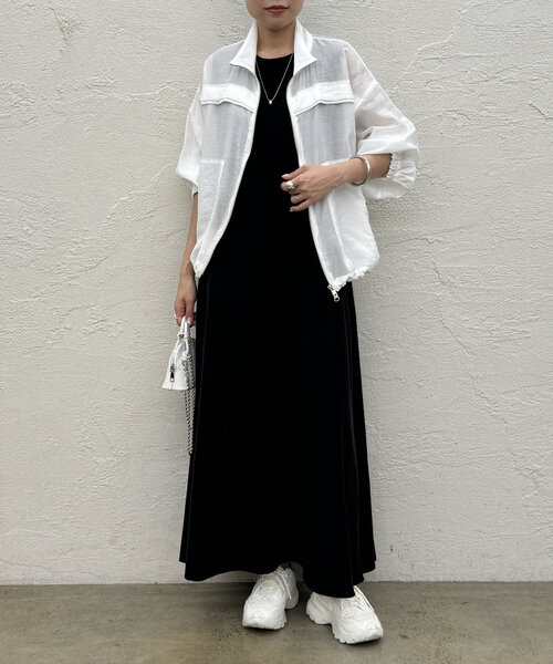 【★超目玉】 LOUNGEDRESS（ラウンジドレス）の「スタンドカラーシアー ジャケット・アウター