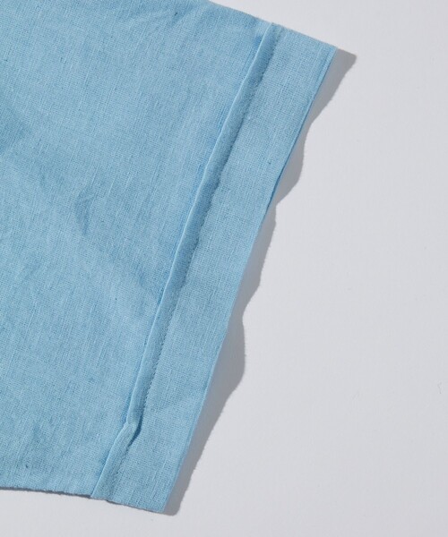 FREAK'S STORE（フリークスストア）の「FREAK’S STORE/フリークスストア インド製　リラックスフィット キューバシャツ ショートスリーブ（シャツ/ブラウス・メンズ・ホワイト/サックスブルー/ブラック・MEDIUM/LARGE）」の12枚目の写真