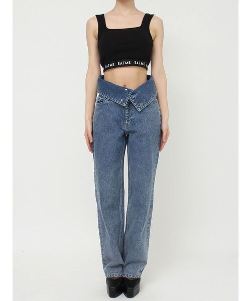 EATME（イートミー）の「ヘムロゴブラTOP（タンクトップ・レディース・ベージュ/ブラック・FREE）」の18枚目の写真