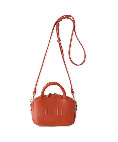 FURFUR（ファーファー）の「マイクロスクエアボストンバッグ（ボストンバッグ・レディース・オレンジ/ホワイト/ピンク/ブラック/サックスブルー・FREE）」の5枚目の写真