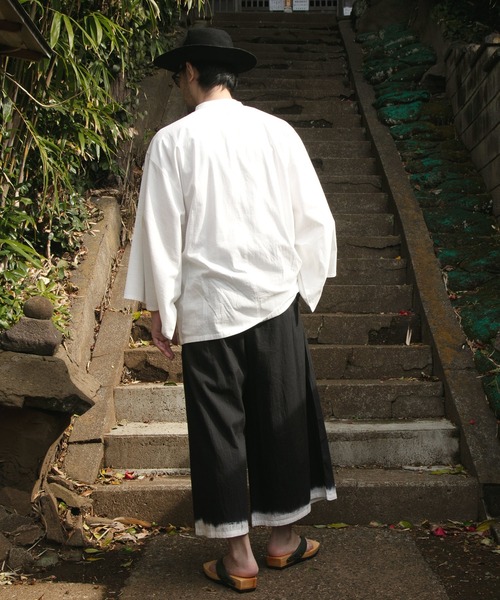 カヤ(カヤ)の「【カヤ】爽涼メンズワイドパンツ(その他パンツ・メンズ・ブラック/ネイビー/ダークグレー/ダークネイビー・FREE)」の17枚目の写真