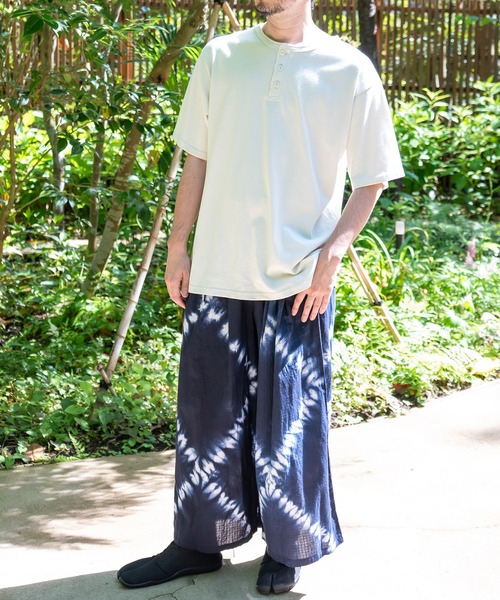 カヤ(カヤ)の「【カヤ】爽涼メンズワイドパンツ(その他パンツ・メンズ・ブラック/ネイビー/ダークグレー/ダークネイビー・FREE)」の21枚目の写真