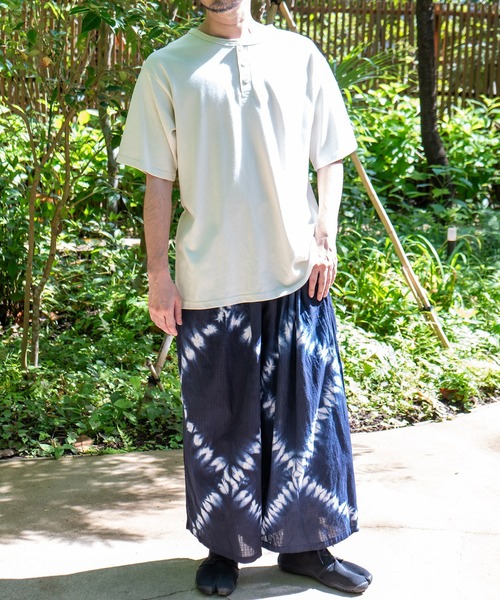 カヤ(カヤ)の「【カヤ】爽涼メンズワイドパンツ(その他パンツ・メンズ・ブラック/ネイビー/ダークグレー/ダークネイビー・FREE)」の17枚目の写真