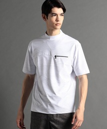 MONSIEUR NICOLE | 【ex/tra】グラフィックプリント モックネックTシャツ(Tシャツ/カットソー)