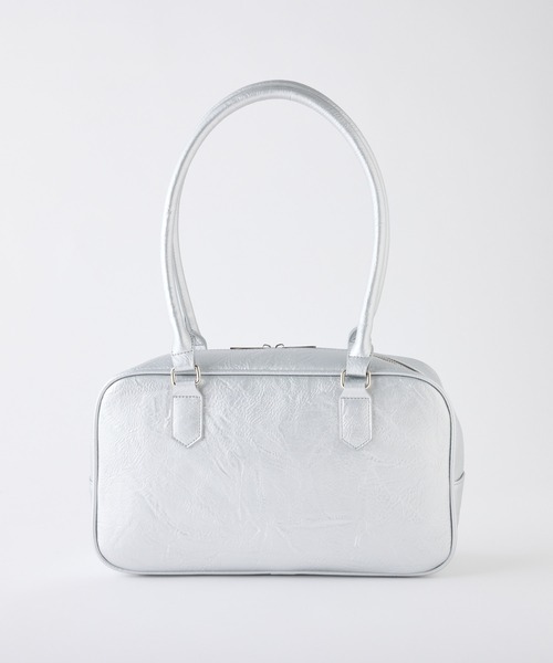 one after another NICE CLAUP（ワンアフターアナザーナイスクラップ）の「ハートミラー付きボストンバッグ（ボストンバッグ・レディース・シルバー/ピンク/ブラウン/ブラック・FREE）」の19枚目の写真