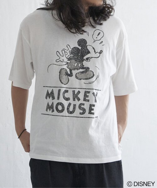 セール】ミッキーリンガーTシャツ（Tシャツ/カットソー