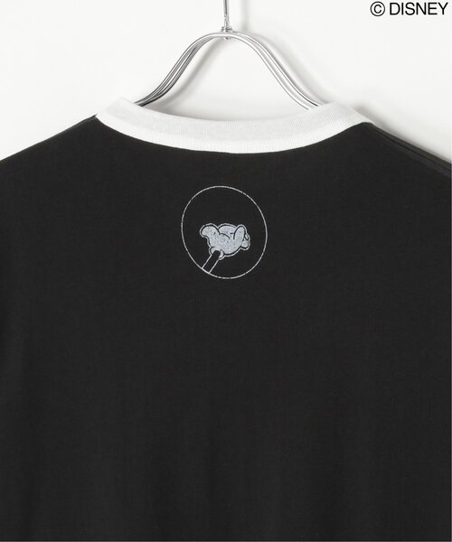 ミッキー セール】ミッキーリンガーTシャツ（Tシャツ/カットソー