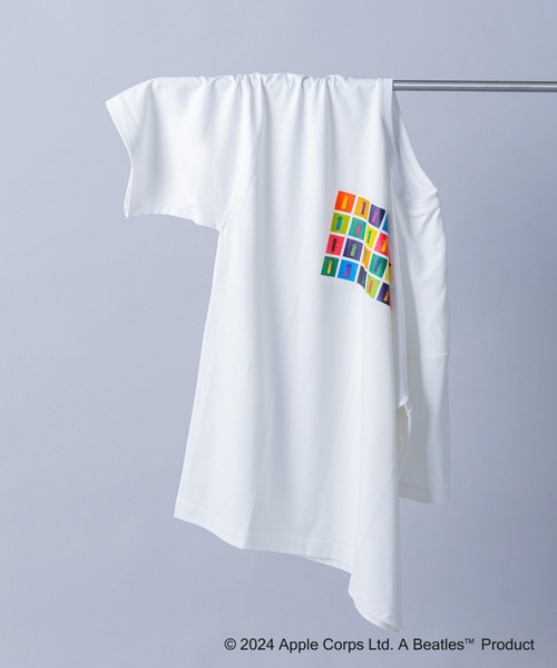 Anti Soaked(R) 汗染み防止 クルーネック レギュラーシルエット Tシャツ ナノ・ユニバース (nano・universe) Anti Soaked 汗染み防止 ピンボーダークルーネック Tシャツ メンズ 夏