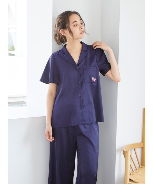 ジェラピケ ストロベリーサテンパジャマセット ジェラートピケ