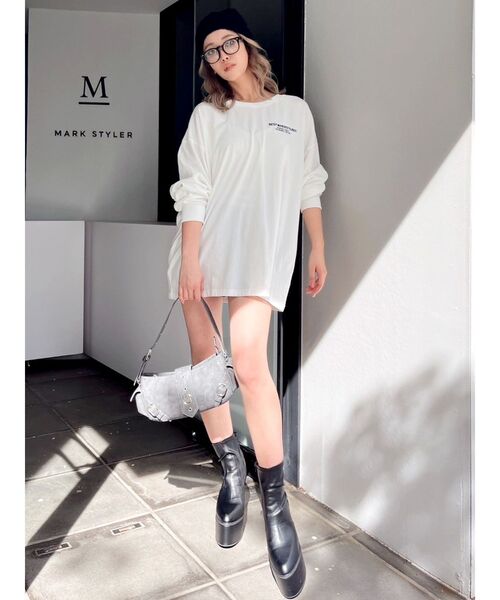 GYDA - 10/1迄限定値下げ/MIRROR9 longsleeve Tshirt WEB限定】Symmetry GYDA BIG Tシャツ（Tシャツ/カットソー